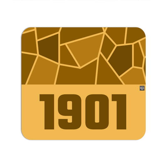 1901 Year Mouse pad (Golden Yellow)