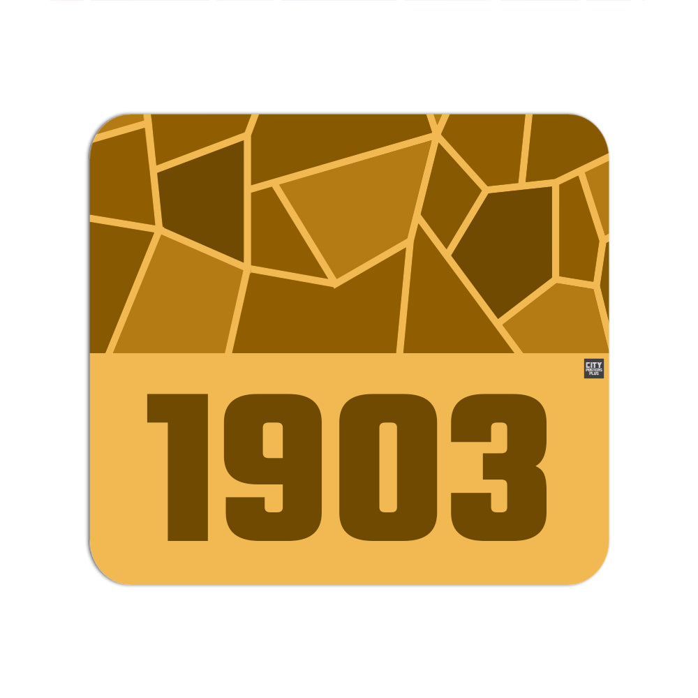 1903 Year Mouse pad (Golden Yellow)