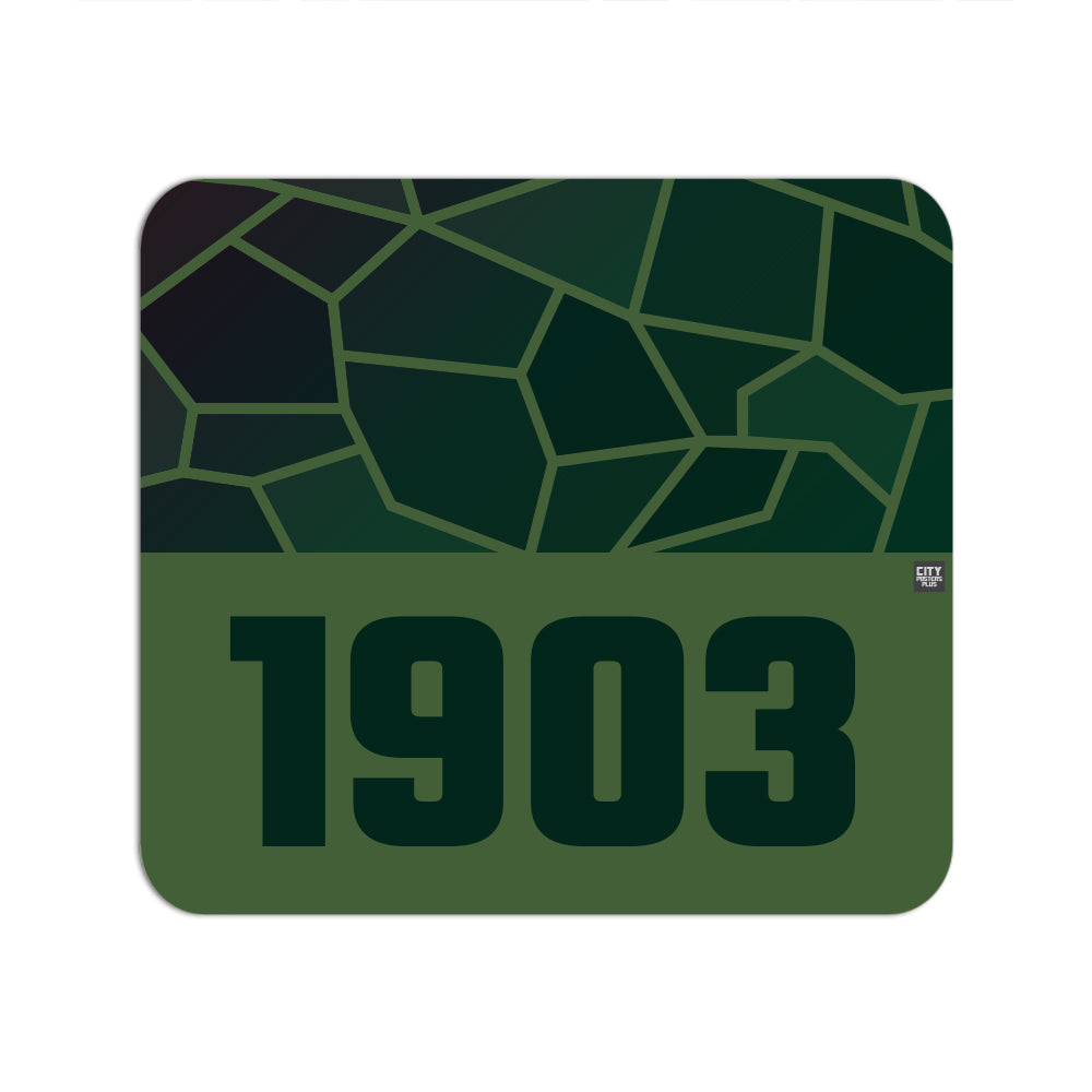 1903 Year Mouse pad (Olive Green)