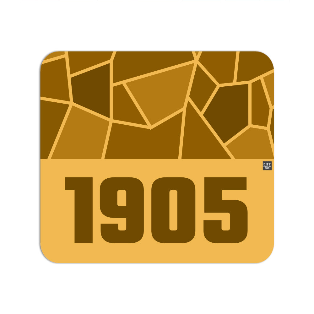 1905 Year Mouse pad (Golden Yellow)