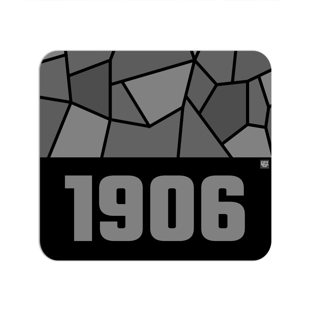 1906 Year Mouse pad (Black)