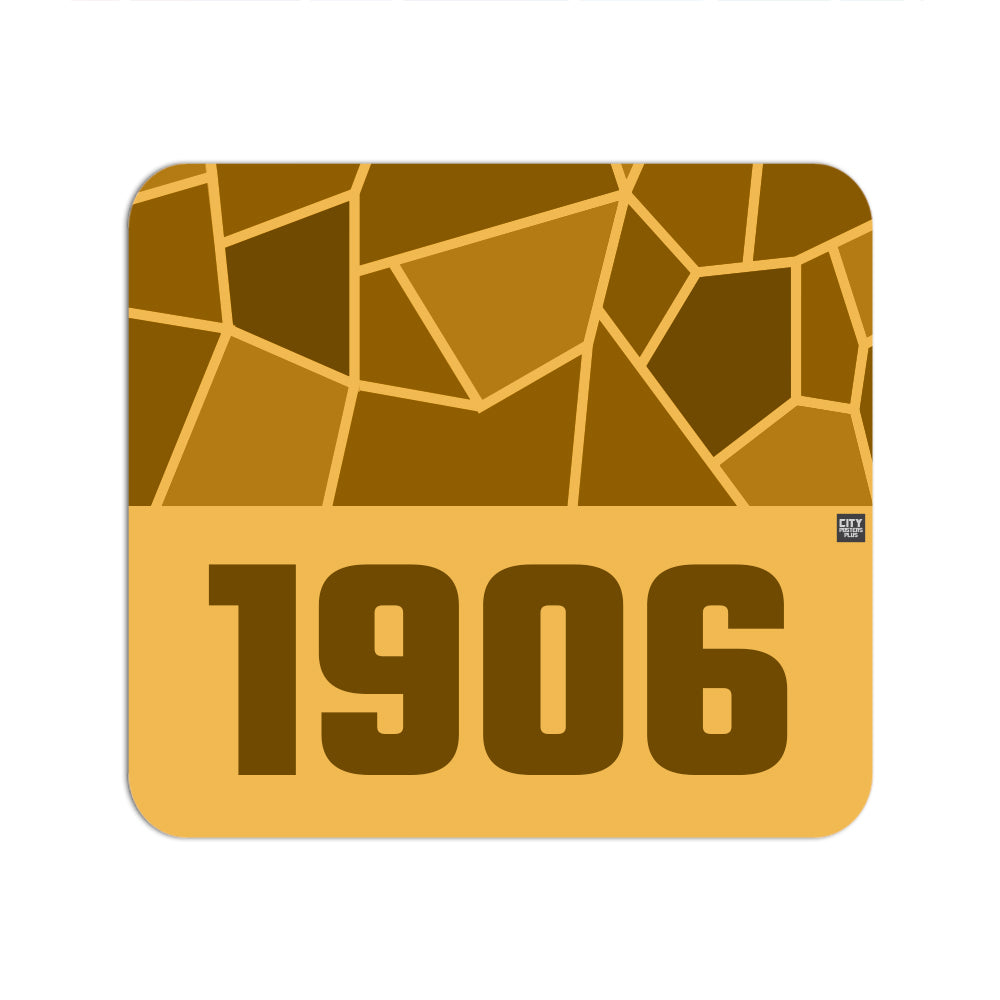 1906 Year Mouse pad (Golden Yellow)