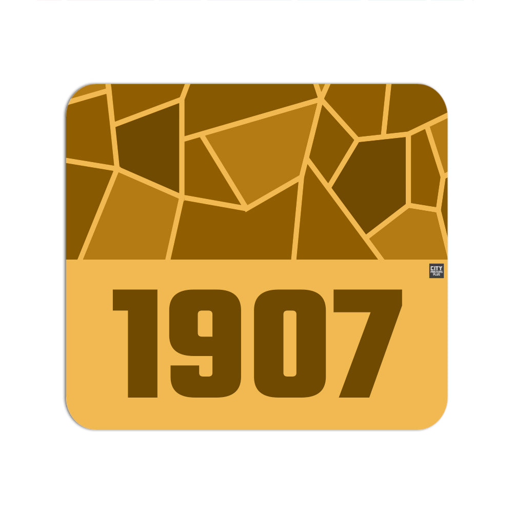 1907 Year Mouse pad (Golden Yellow)