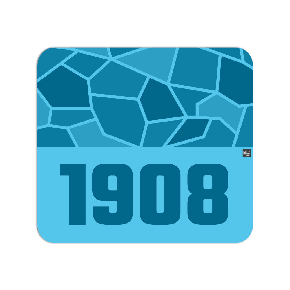 1908 Year Mouse pad (Sky Blue)