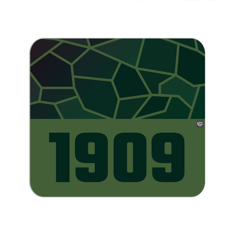 1909 Year Mouse pad (Olive Green)