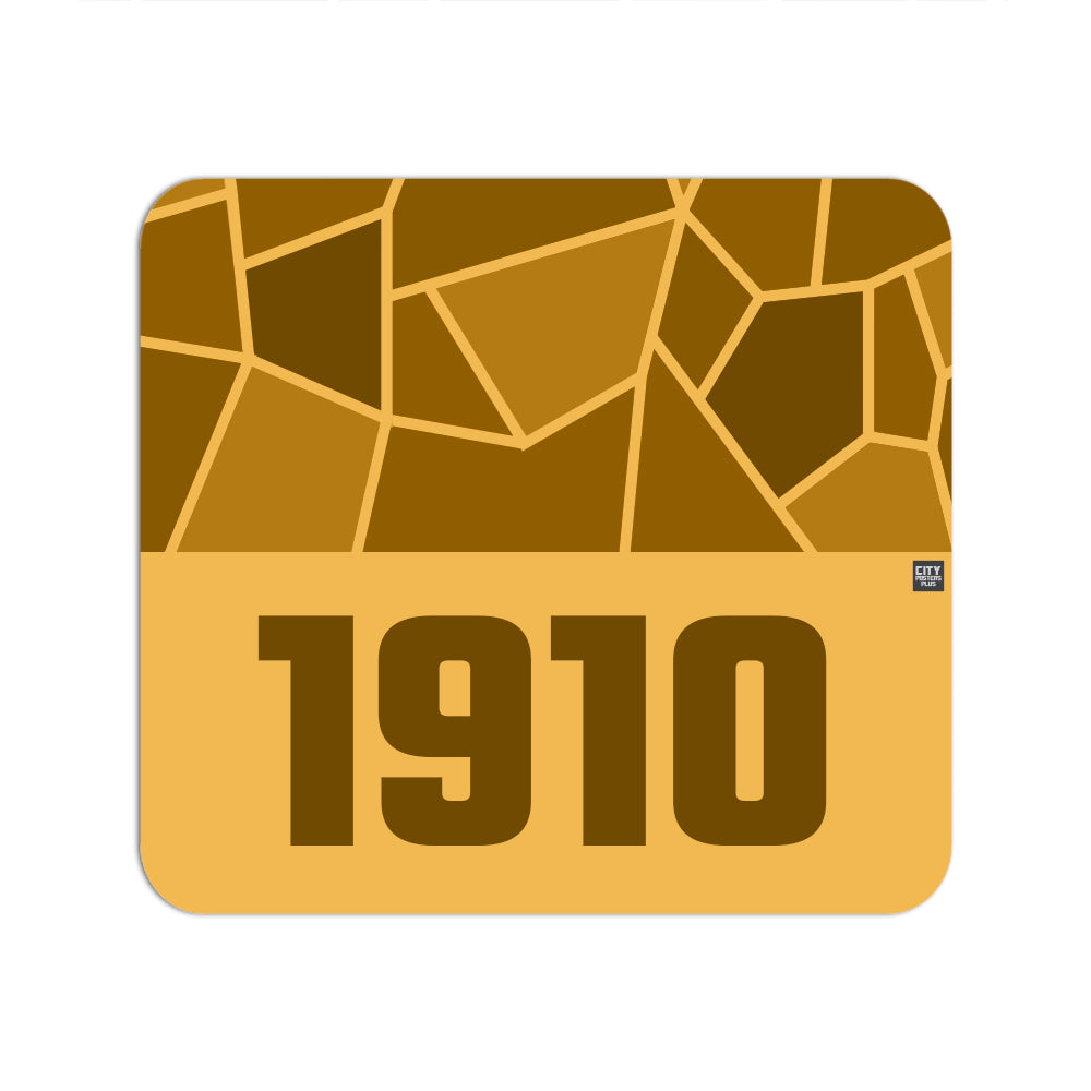 1910 Year Mouse pad (Golden Yellow)