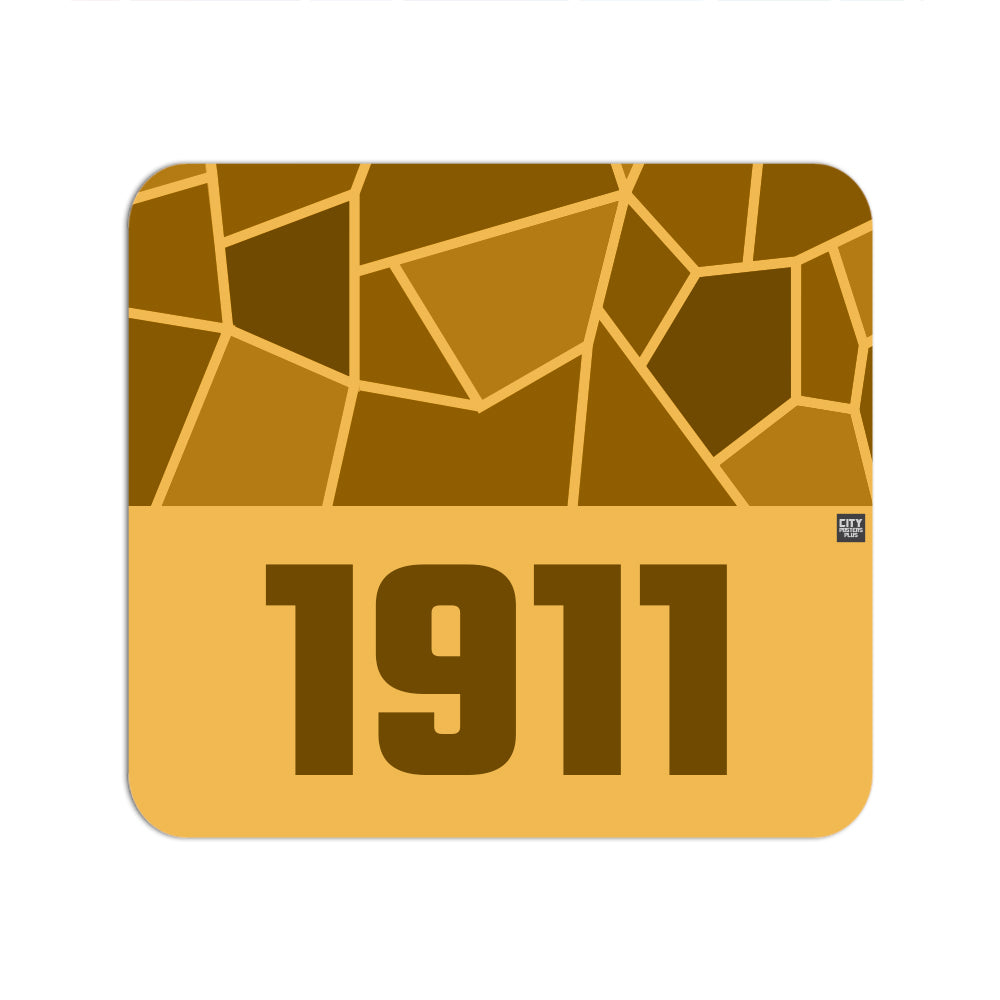 1911 Year Mouse pad (Golden Yellow)