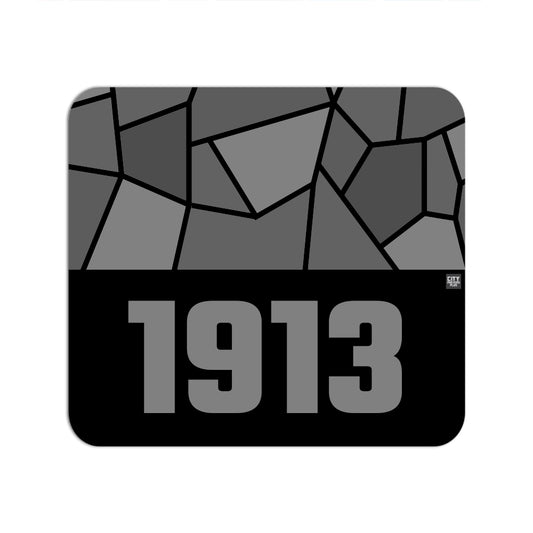 1913 Year Mouse pad (Black)