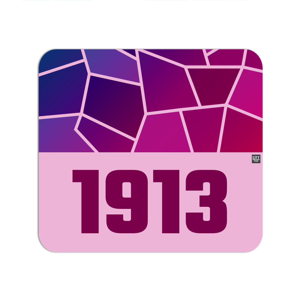 1913 Year Mouse pad (Light Pink)