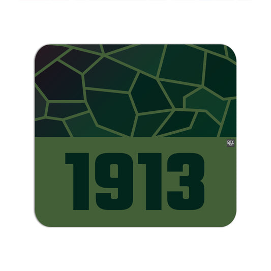 1913 Year Mouse pad (Olive Green)