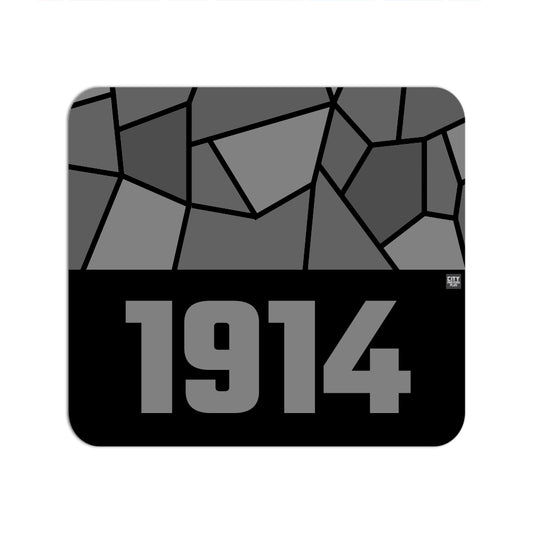 1914 Year Mouse pad (Black)