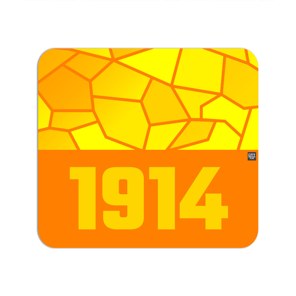 1914 Year Mouse pad (Orange)