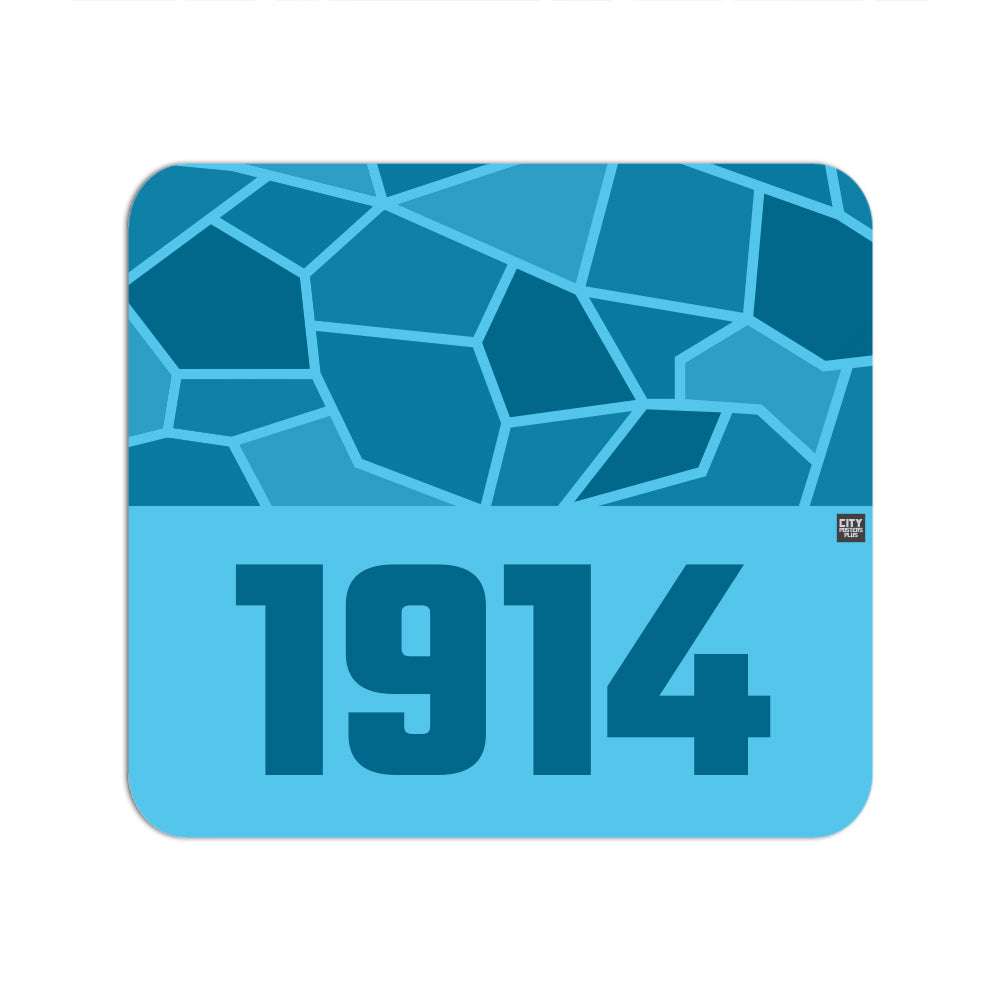 1914 Year Mouse pad (Sky Blue)