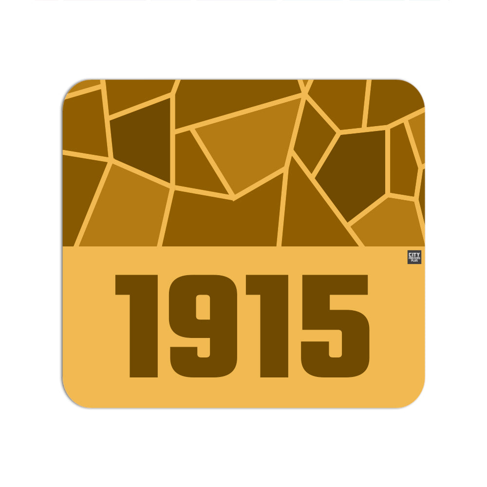 1915 Year Mouse pad (Golden Yellow)