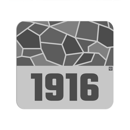 1916 Year Mouse pad (Melange Grey)