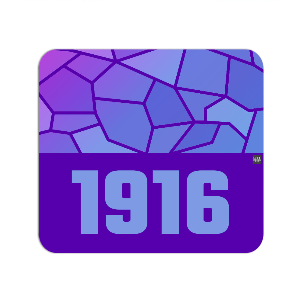 1916 Year Mouse pad (Purple)