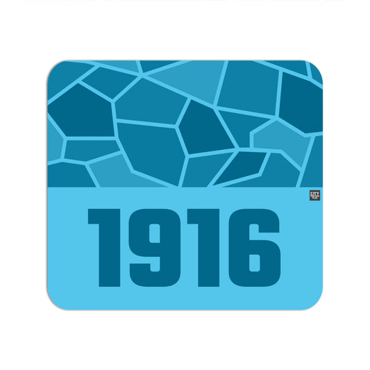 1916 Year Mouse pad (Sky Blue)