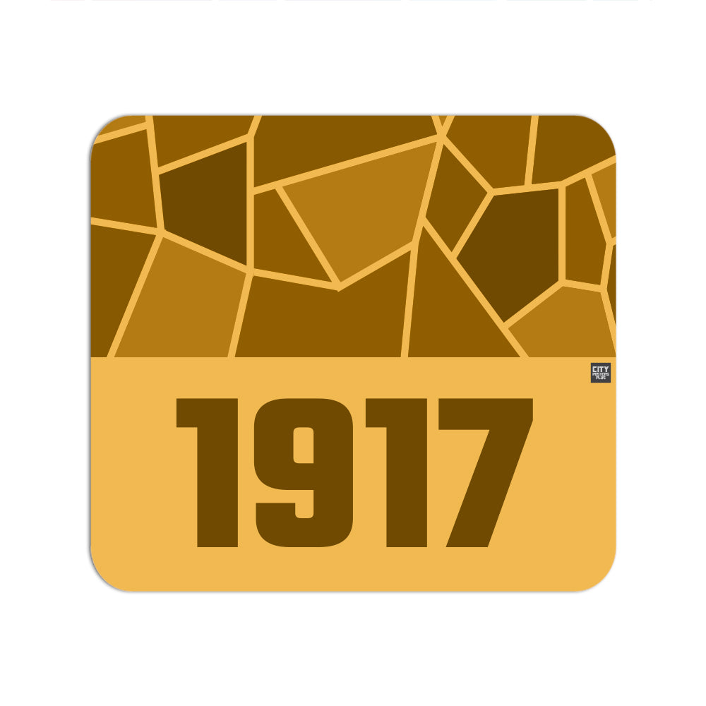 1917 Year Mouse pad (Golden Yellow)