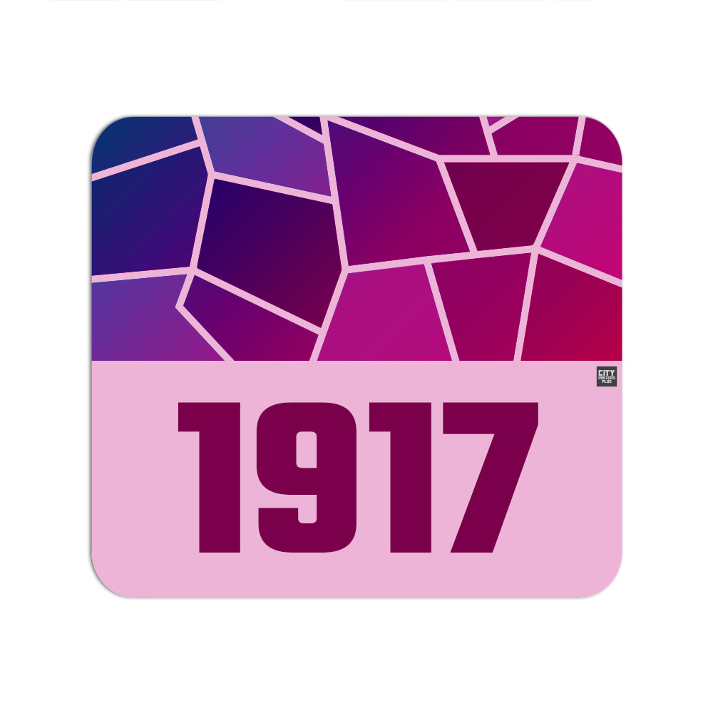 1917 Year Mouse pad (Light Pink)