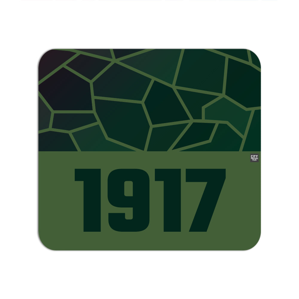 1917 Year Mouse pad (Olive Green)