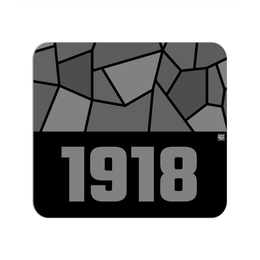 1918 Year Mouse pad (Black)