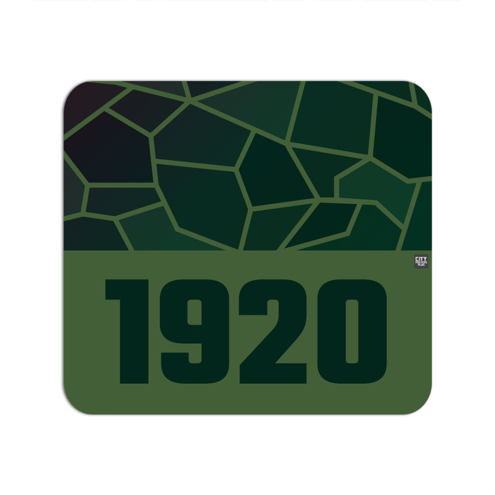 1920 Year Mouse pad (Olive Green)