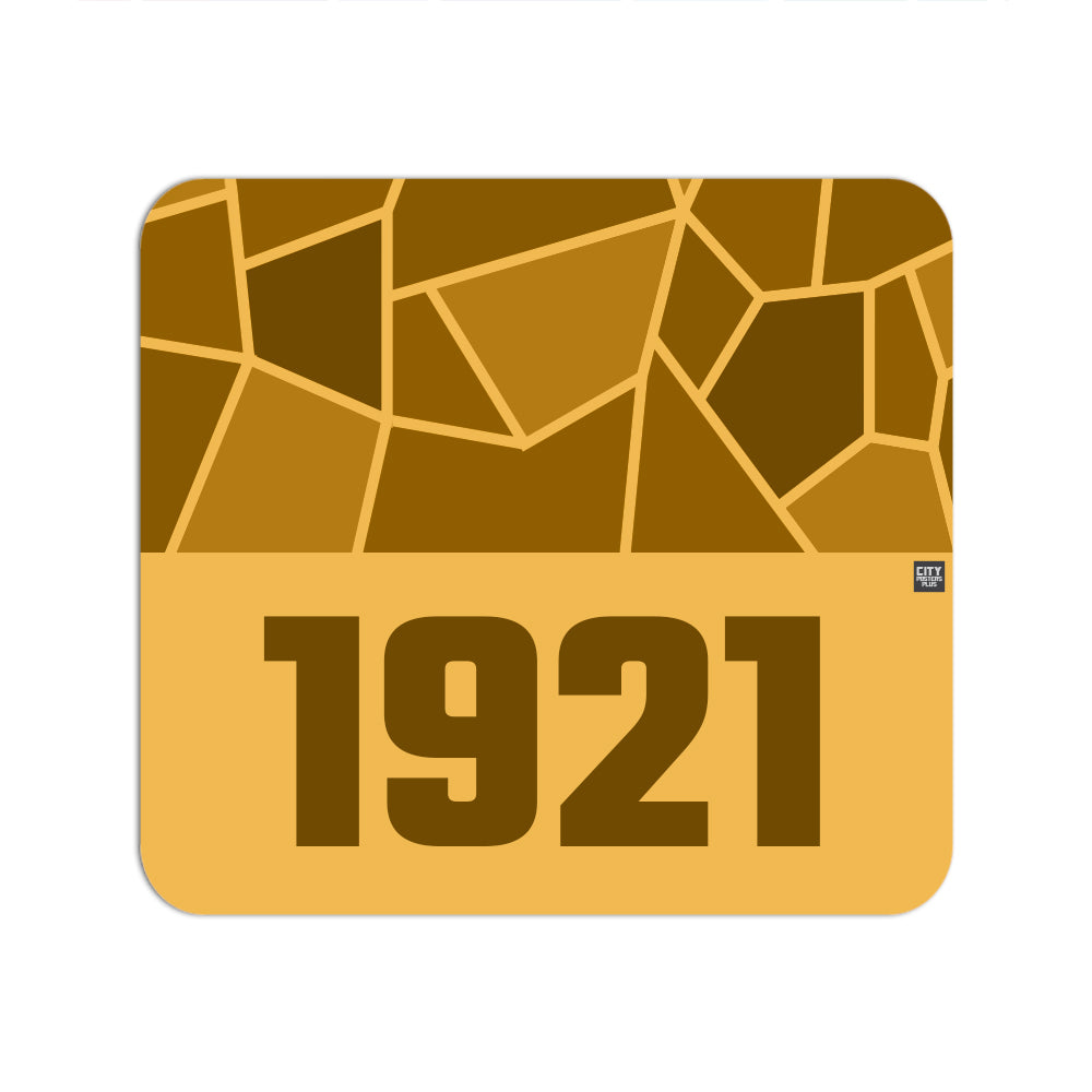 1921 Year Mouse pad (Golden Yellow)