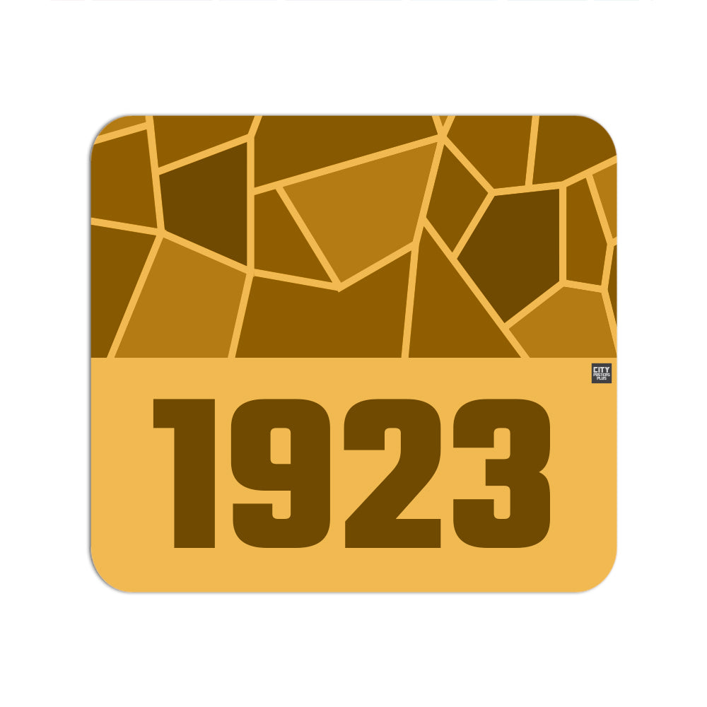 1923 Year Mouse pad (Golden Yellow)