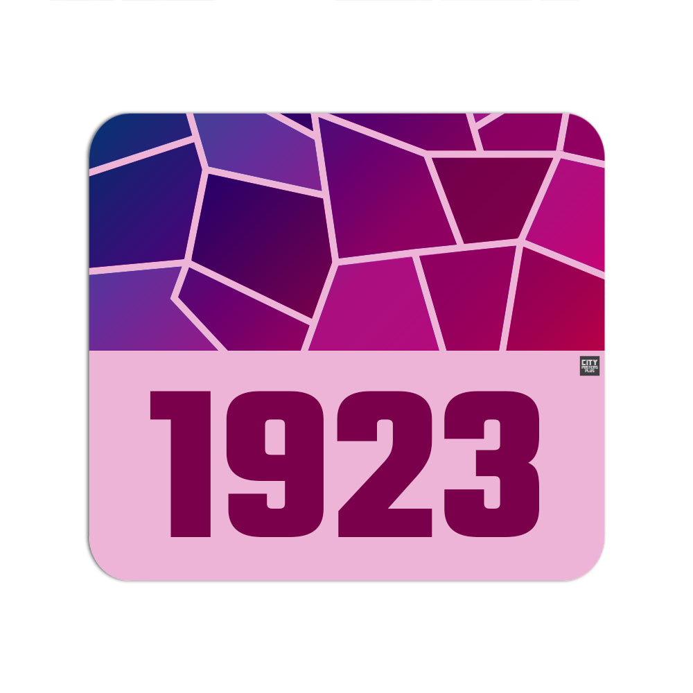 1923 Year Mouse pad (Light Pink)