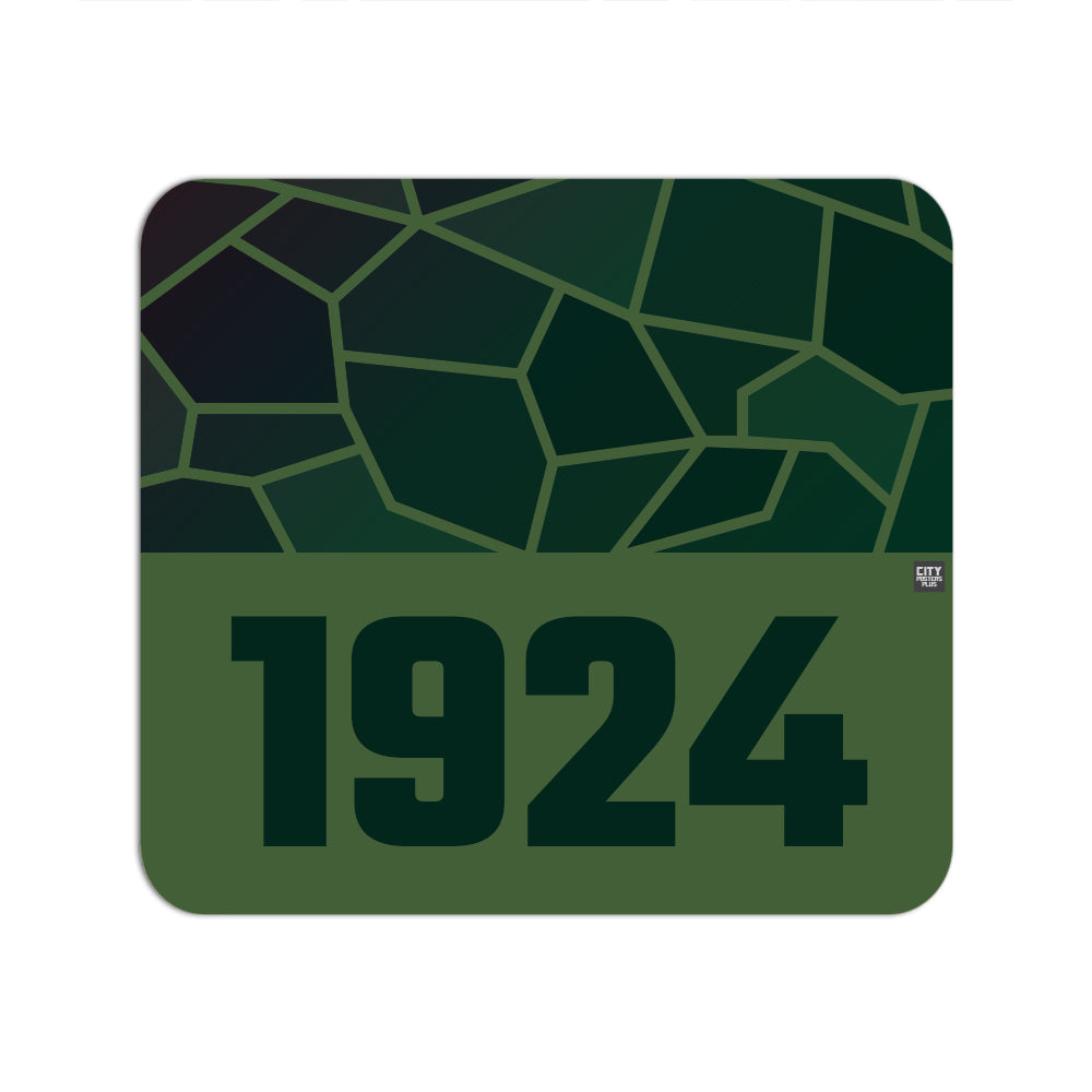 1924 Year Mouse pad (Olive Green)