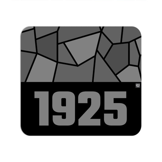 1925 Year Mouse pad (Black)