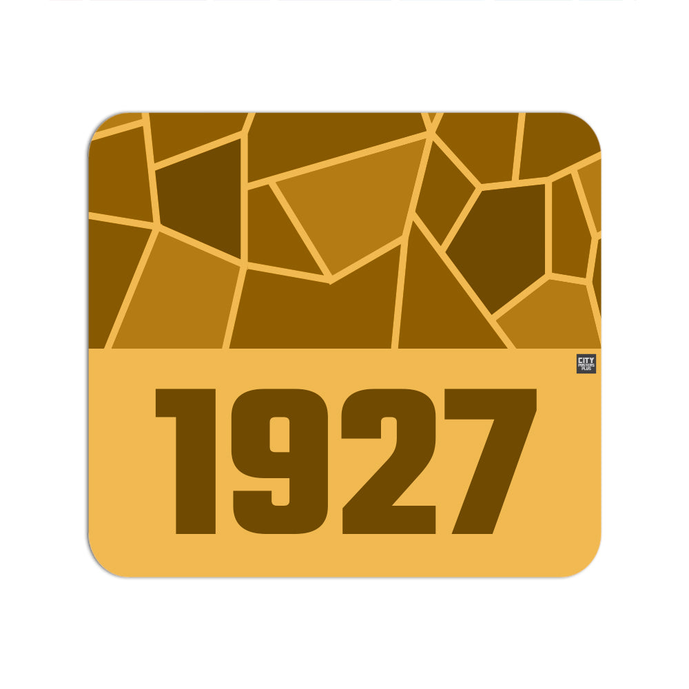 1927 Year Mouse pad (Golden Yellow)