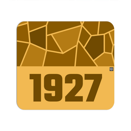 1927 Year Mouse pad (Golden Yellow)