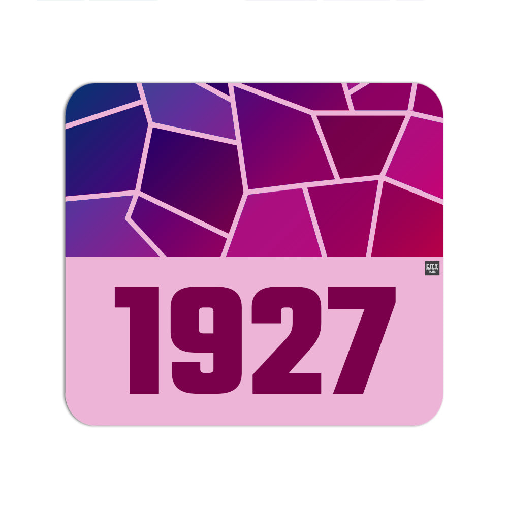 1927 Year Mouse pad (Light Pink)