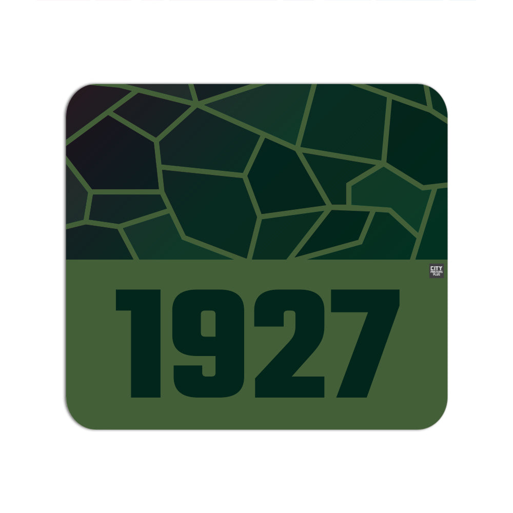 1927 Year Mouse pad (Olive Green)