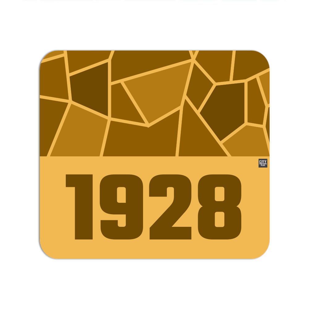 1928 Year Mouse pad (Golden Yellow)