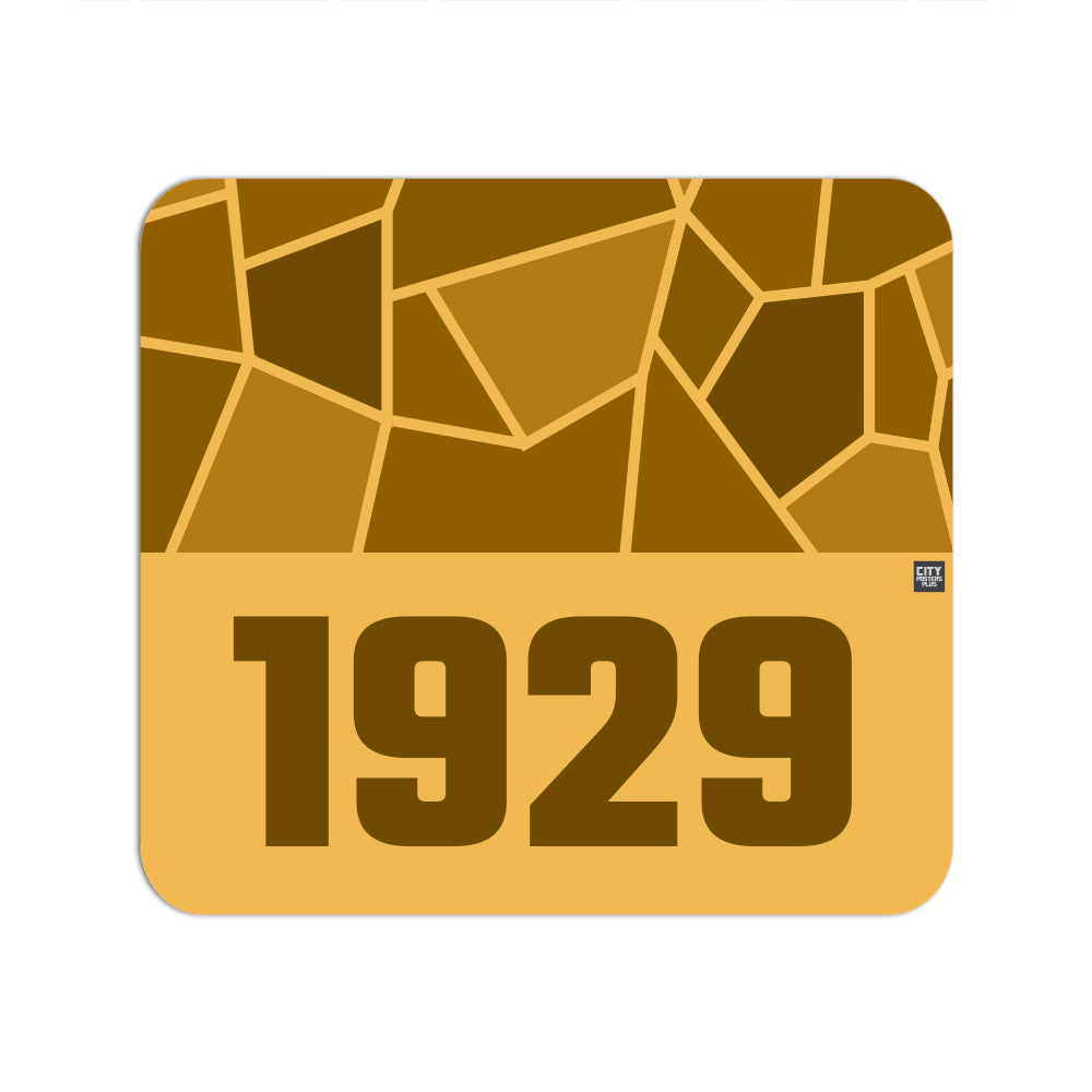 1929 Year Mouse pad (Golden Yellow)