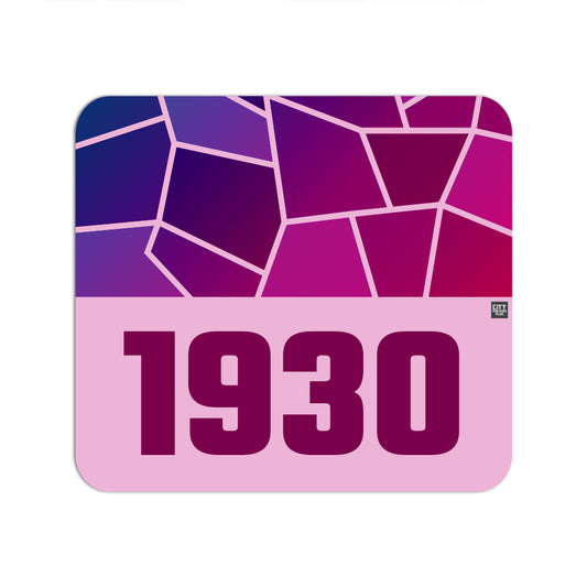 1930 Year Mouse pad (Light Pink)