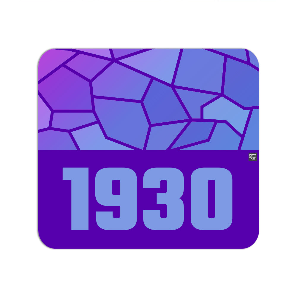 1930 Year Mouse pad (Purple)