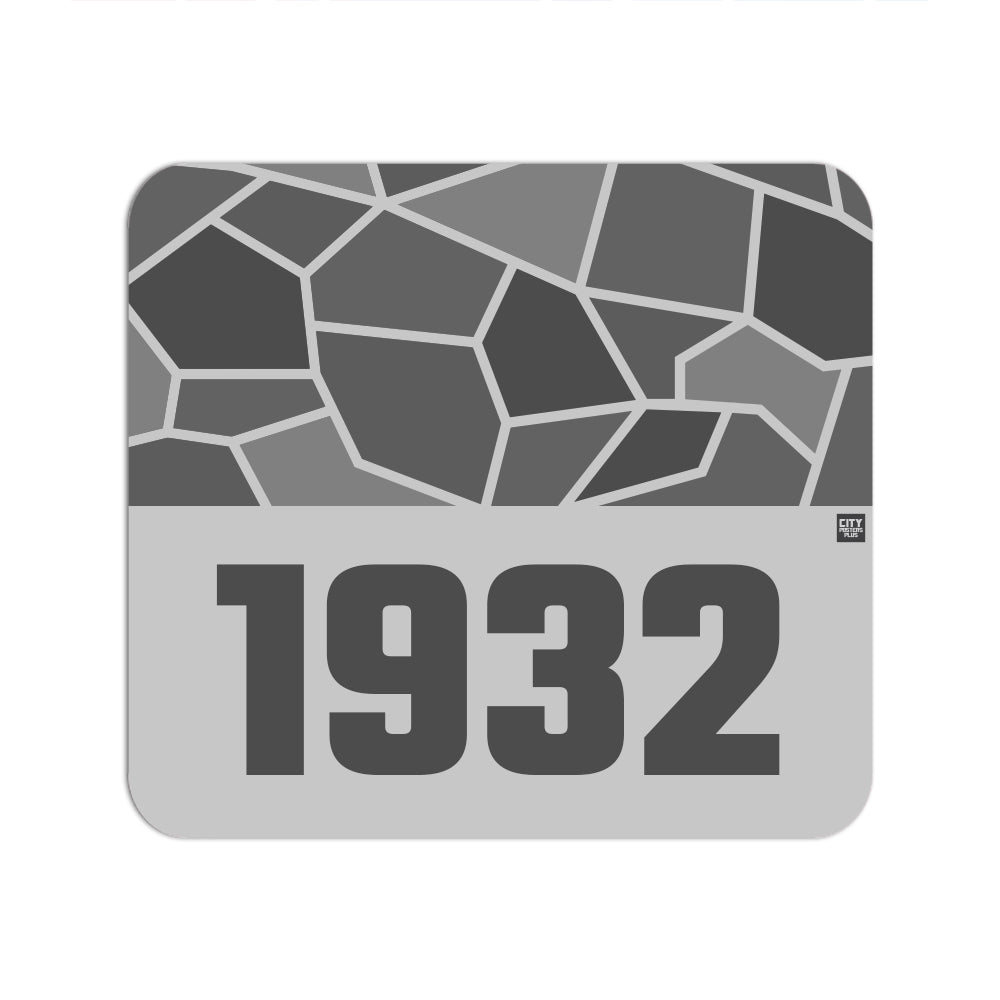 1932 Year Mouse pad (Melange Grey)