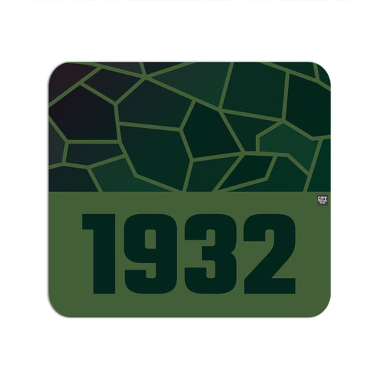 1932 Year Mouse pad (Olive Green)