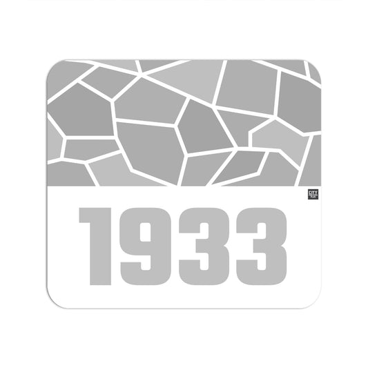 1933 Year Mouse pad (White)