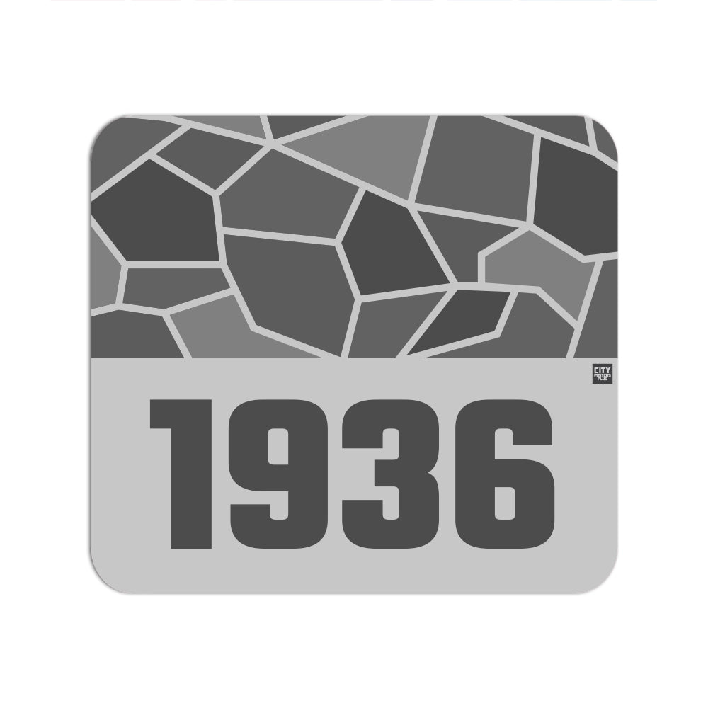 1936 Year Mouse pad (Melange Grey)