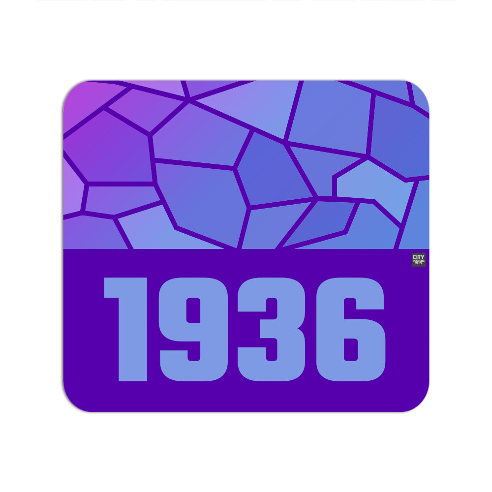 1936 Year Mouse pad (Purple)