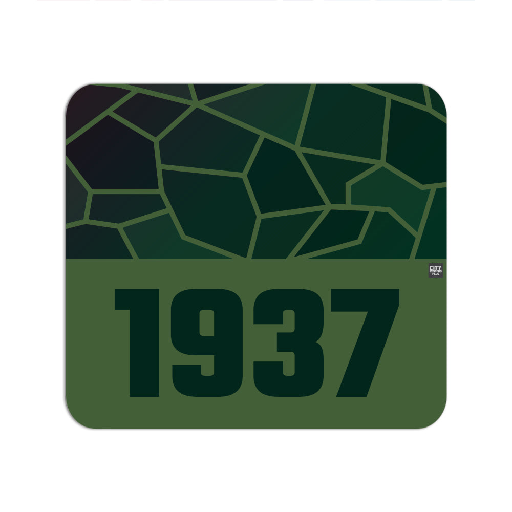 1937 Year Mouse pad (Olive Green)