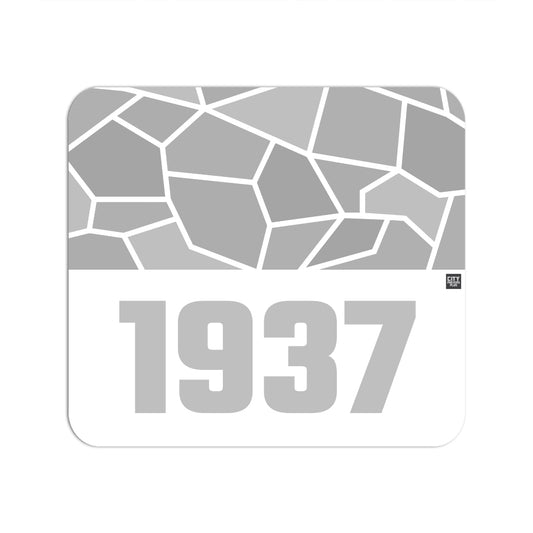 1937 Year Mouse pad (White)