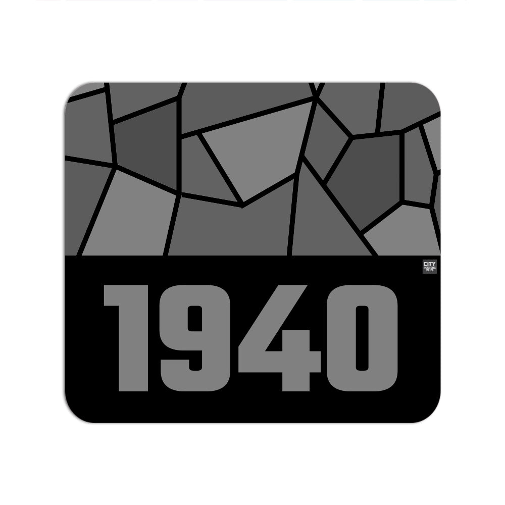 1940 Year Mouse pad (Black)