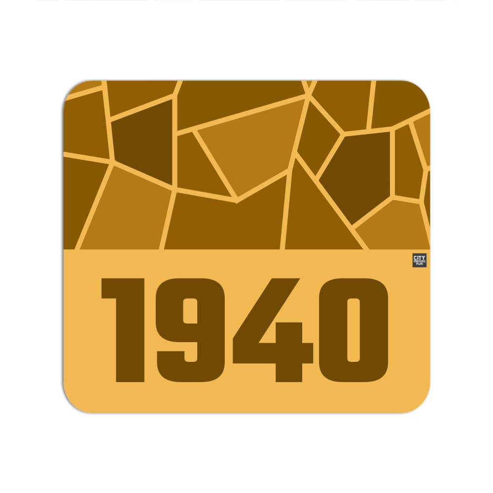 1940 Year Mouse pad (Golden Yellow)