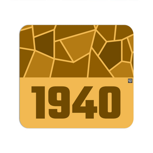 1940 Year Mouse pad (Golden Yellow)