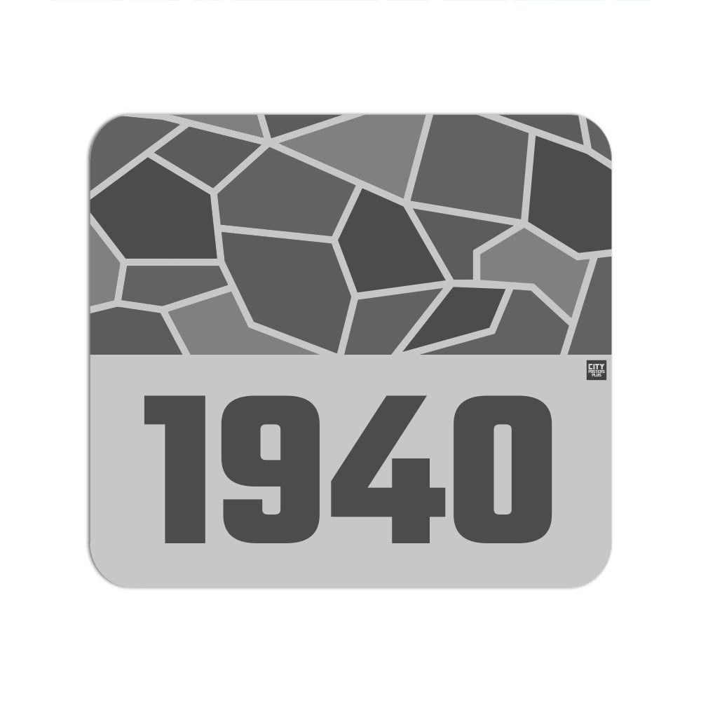 1940 Year Mouse pad (Melange Grey)